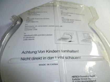 USB Lampe LED für PC , Laptop neu Nr. 63