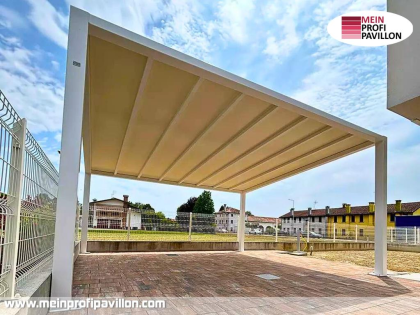 Pavillon 5x6 Überdachung Pagodenzelt Festzelt Pvc Terrassendach Pergola Terrasse