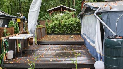 Wohnwagen auf Dauercampingplatz in 16244 Schorfheide zu verkaufen