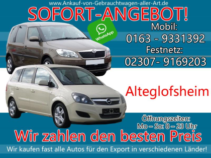 Kaufe jedes Auto Alteglofsheim | Ankauf von Autos Alteglofsheim - Fairen Preis v