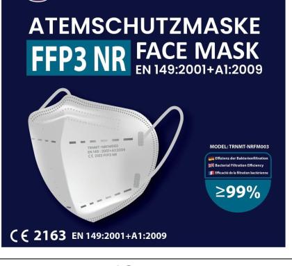 TYP IIR Masken , FFP2 , FFP3 Masken, SMS KIttel, Schutzanzüge, Overall