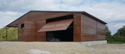 Doppeltgarage Metallgarage Lagerhalle 11x7 m Blech verzinkt Carport aus Stahl