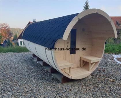 Fasssauna, Saunafass, Gartensauna, Außensauna, Saunapod, Tonnensauna, Holzfasssa