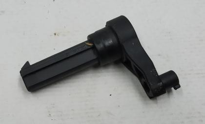 Der Hebel des Mechanismus zum Einstellen der Position der Dämpfer des Klimatisie
