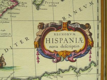 Iberische Halbinsel Grafik alt Nr.B094