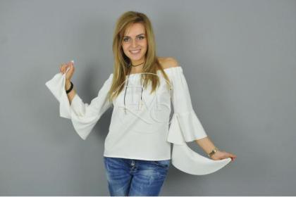 Bluse Damenbluse Damentop Blouse Damenhemnd Top 3/ 4 Ärmel Tunika