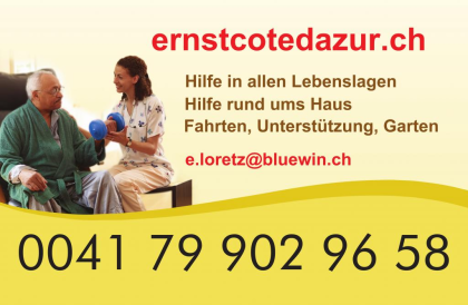 Seniorenbetreuung/ Gesellschafter an der Cote d'azur