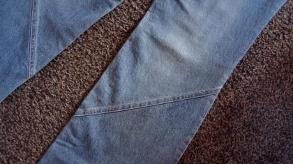 #Jeans m. Perlen, Gr. 38, #stone, #Kenny S, 