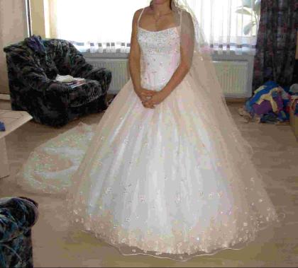 Hochzeitskleid mit Zubehör