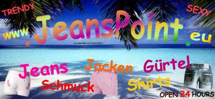 Jeans Point  Versand Shop - Jeanshosen / Jacken / Tshirts / Gürtel  - Ab 19,95 €