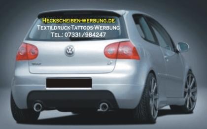 Tribals-Heckscheibenwerbung u.v.m zu Top Preise