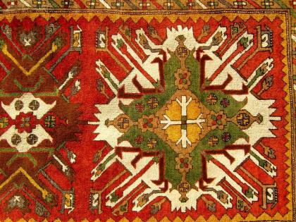 Orientteppich Adlerkazak 244x160 alt (T088)