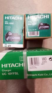Hitachi 10DSDL Akku-Bohrschrauber 18v, 2 Akkus(5Ah) und Ladegerät