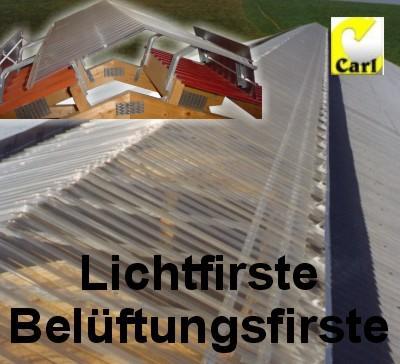 Lichtfirst, Stallfirst, Reithallenfirst, Lichthaube, PVC Haube