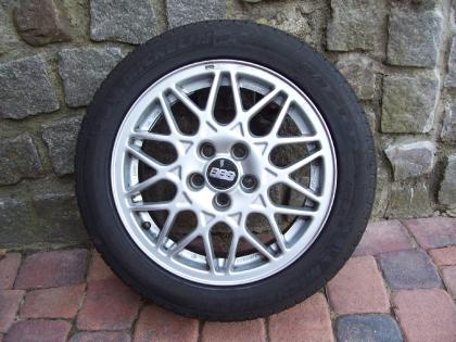 4 BBS Alu Kompletträder 205/50 ZR 15, 86 W mit Sommerreifen