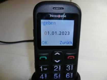 Seniorenhandy SWISS ONE BBM 320C , Notruf Nr. 134
