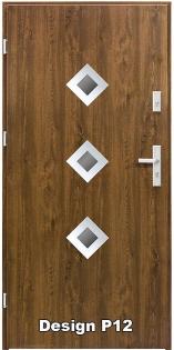 Haustür Tür P9/ P10/ P11/ P12 Eingangstür Stahltür 80 90 Design