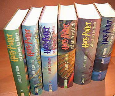 Harry Potter, Band 1-6, nur 1x gelesen