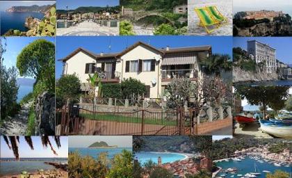 Ab 180 EUR / Woche.Ferienhaus Ferienwohnung Italien Ligurien Meer Strand