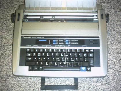 Elektron. Schreibmaschine