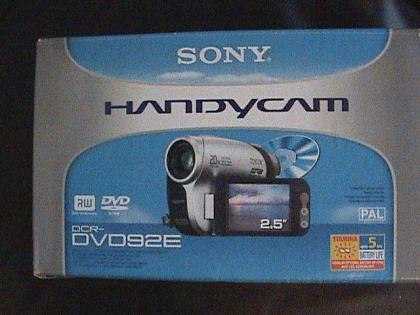 Sony DVD CAM DCR-DVD92E
