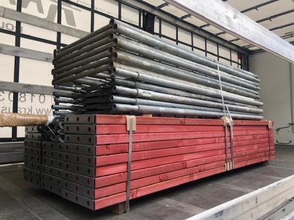 Rüstung gebrauchtes Baugerüst gebrauchtes Gerüst 200m2 Baugerüst 120m2 gebraucht