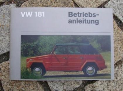 Betriebsanleitung VW 1303 Käfer Cabriolet 1978