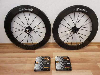 Lightweight Fernweg 80/ 80 Tubular Laufradsatz Shimano
