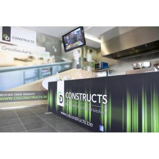 Stoffwand 100X200 cm Präsentationswand Design Dekoration Werbemittel Werbung Mar