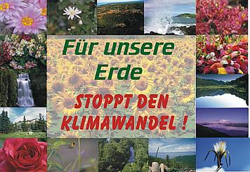 Für eine saubere Umwelt - Aufkleber und Plakate