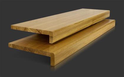 HOLZTREPPENSTUFEN STUFEN AUS EICHE ESCHE BUCHE 85x25cm