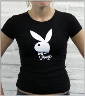 Playmate Playboy Shirt schwarz