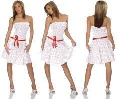 Kleid mit Punkten, Top mit ...