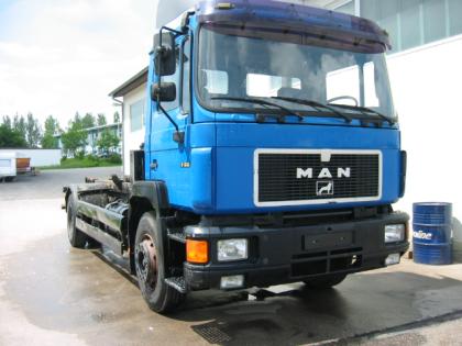 Abrollh./ Abrollkipper MAN 19.322   E:1992 Fa.Scherf Nfz.07451/53830
