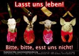 DEMO: Menschen, esst kein Fleisch!