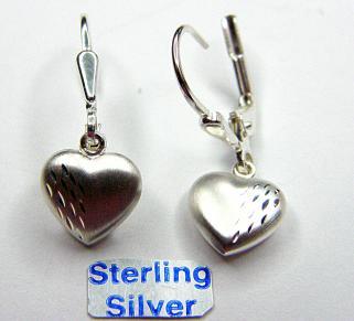 HERZCHENOHRHAENGER, SILBER 92