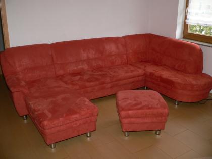 Traumsofa - mit Ottomane & Schlaffunktion, wie neu !!