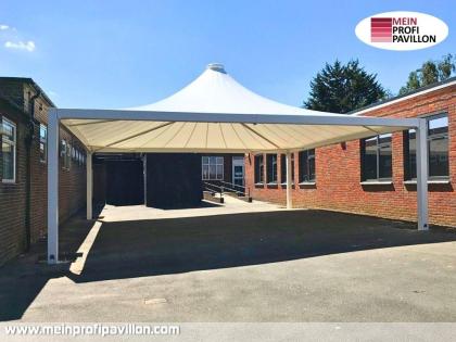 Pavillon 10x10 Überdachung Pagodenzelt Festzelt Pvc Terrassendach Pergola Terras