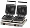 Bartscher Doppel-Waffeleisen mit Backplatten Brüsseler Platten (Backgeräte)