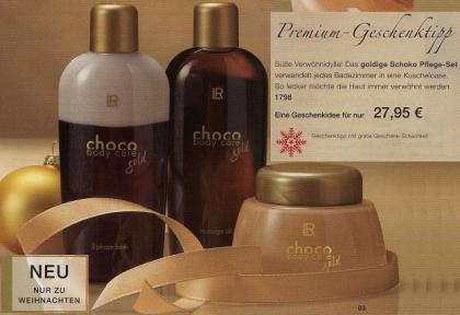 Schoko Pflege Set
