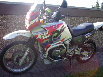 Africa Twin mit reichlich Extras