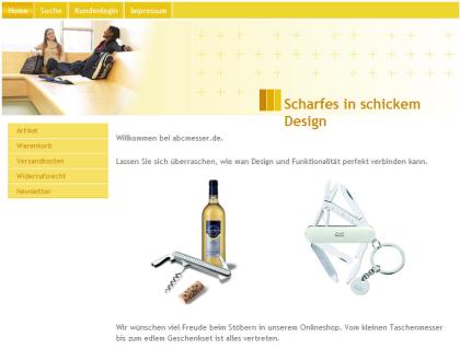 Abcmesser.de - Scharfes in schickem Design