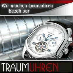 Traum-Uhren bis 75 % günstiger - € 20 geschenkt