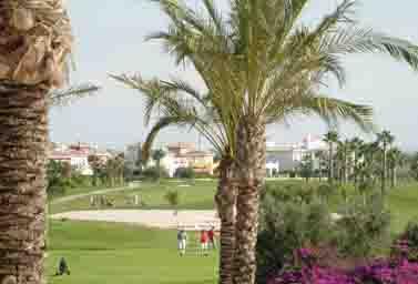 Golfen in Spanien - Wohnen im Ferienhaus im Golfressort
