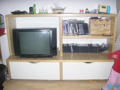 IKEA WOHNWAND BORGHAMN birke/weiss VB60 euro