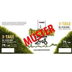 2 Karten für das Taubertal Festival vom 8.-10. August2021