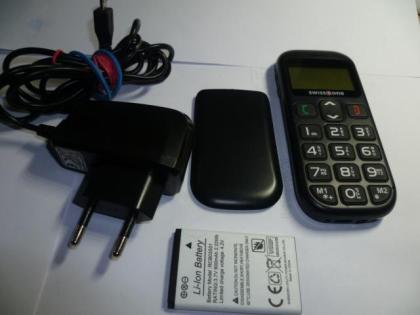 Seniorenhandy Swiss one BBM 320 mit Notruf Knopf Nr. 110