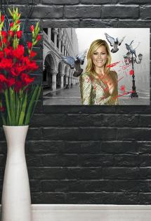 Helene Fischer Souvenir aus Venedig. Geschenkidee. Zimmerdeko. Blickfang. Unika
