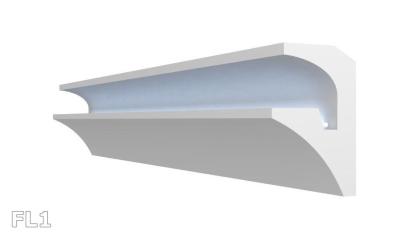 Polystyrol FL Stuckleiste Lichtprofile LED indirekte Beleuchtung