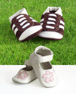 Leder krabbelschuhe/lauflernschuhe